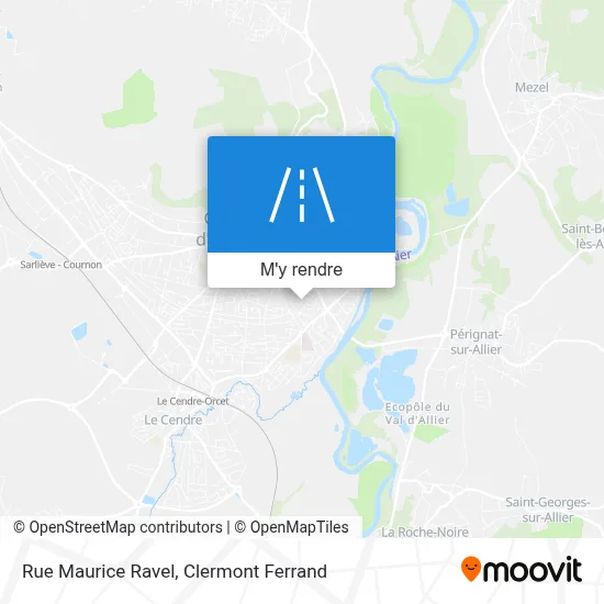 Rue Maurice Ravel plan