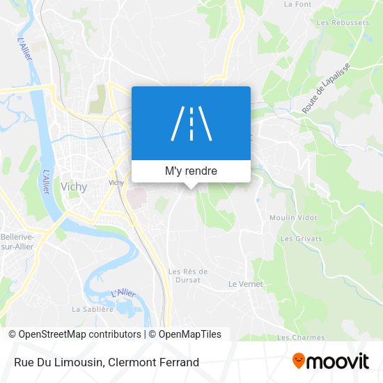 Rue Du Limousin plan
