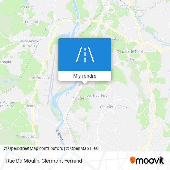 Rue Du Moulin plan