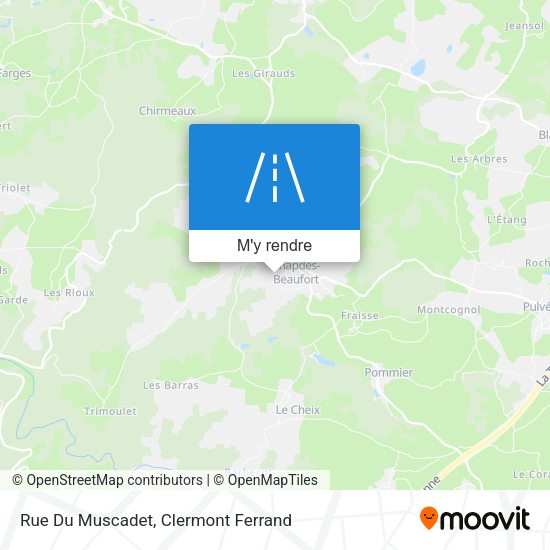 Rue Du Muscadet plan