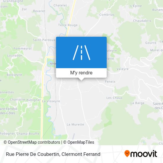 Rue Pierre De Coubertin plan