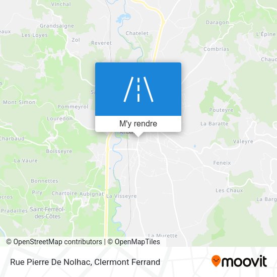 Rue Pierre De Nolhac plan