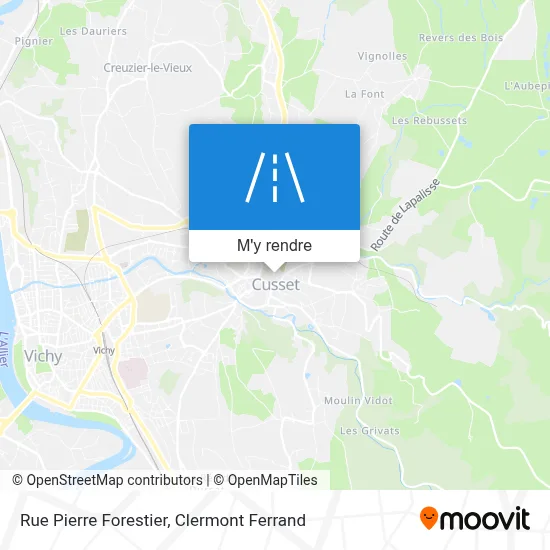 Rue Pierre Forestier plan