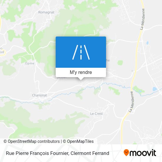 Rue Pierre François Fournier plan