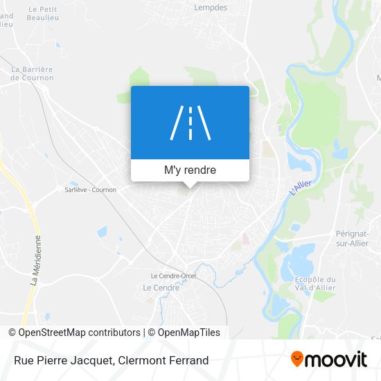 Rue Pierre Jacquet plan