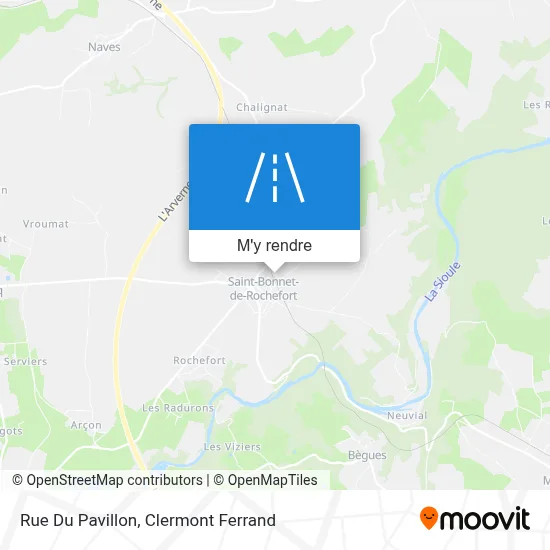 Rue Du Pavillon plan