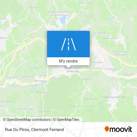 Rue Du Pirou plan