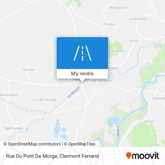 Rue Du Pont De Morge plan