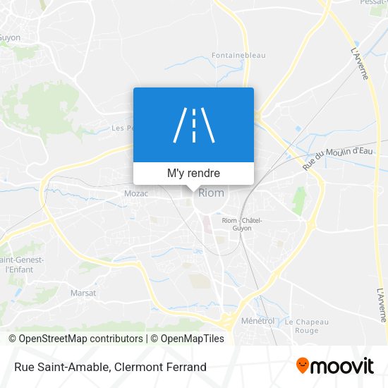 Rue Saint-Amable plan
