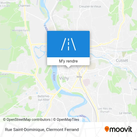 Rue Saint-Dominique plan