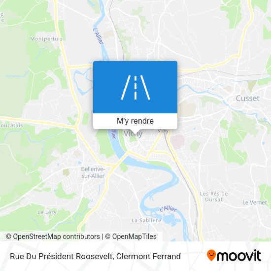 Rue Du Président Roosevelt plan