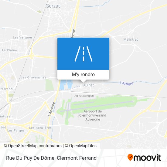 Rue Du Puy De Dôme plan