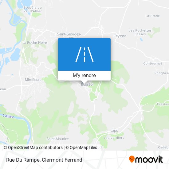 Rue Du Rampe plan