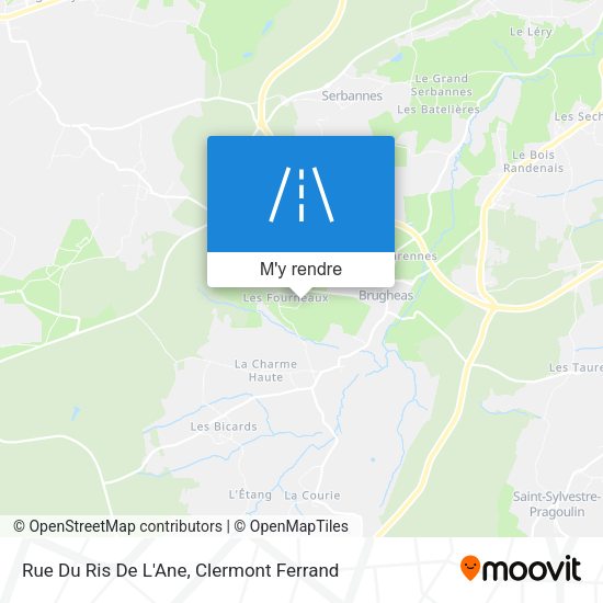 Rue Du Ris De L'Ane plan