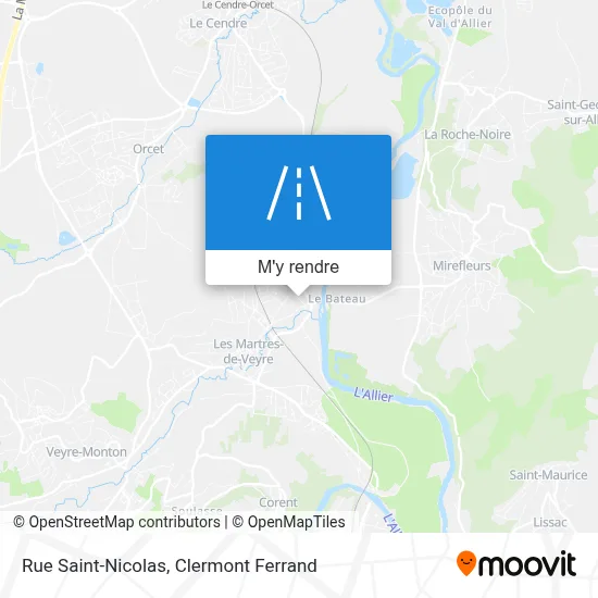 Rue Saint-Nicolas plan