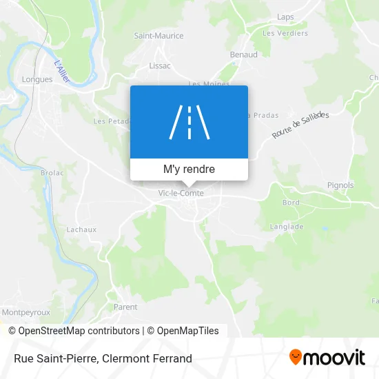 Rue Saint-Pierre plan