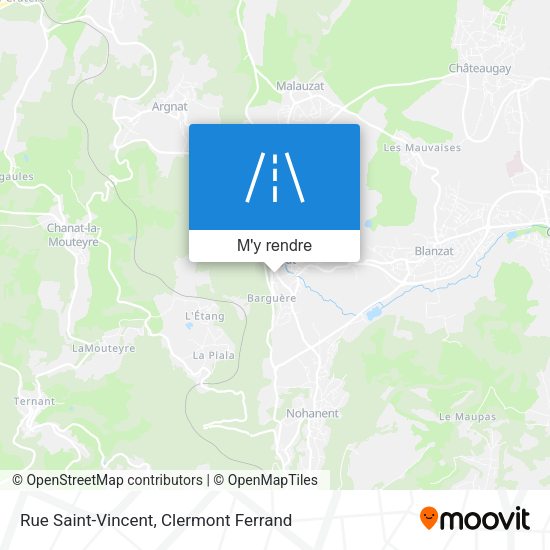 Rue Saint-Vincent plan