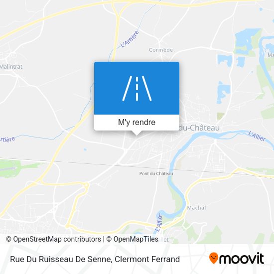 Rue Du Ruisseau De Senne plan
