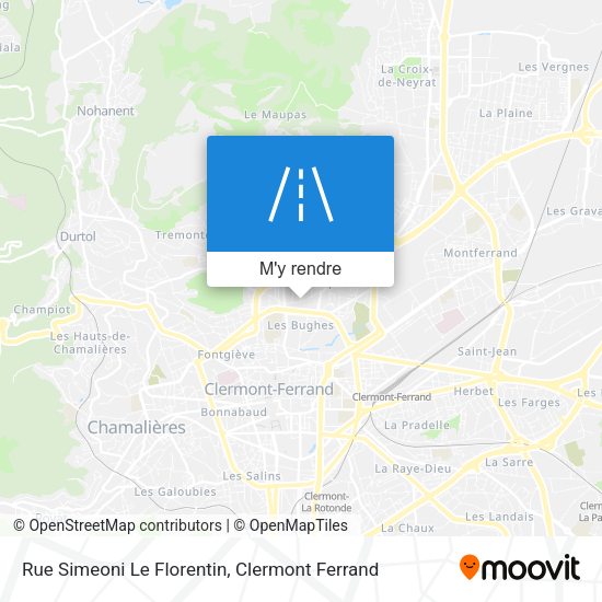 Rue Simeoni Le Florentin plan