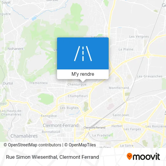 Rue Simon Wiesenthal plan