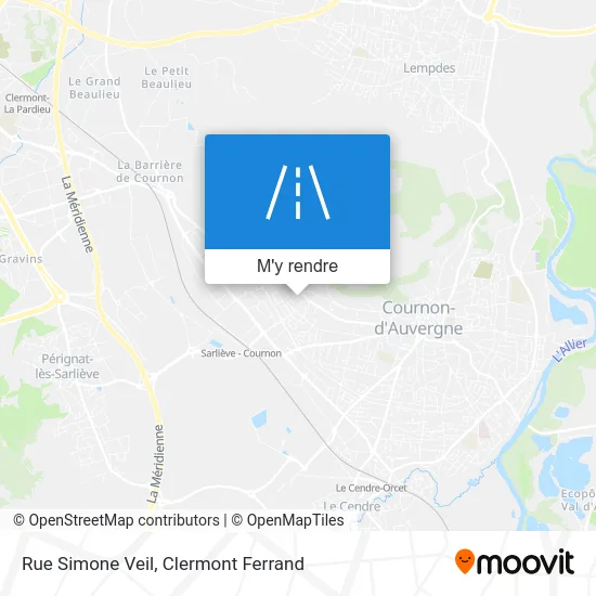 Rue Simone Veil plan