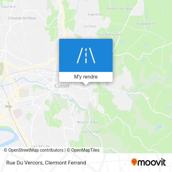 Rue Du Vercors plan