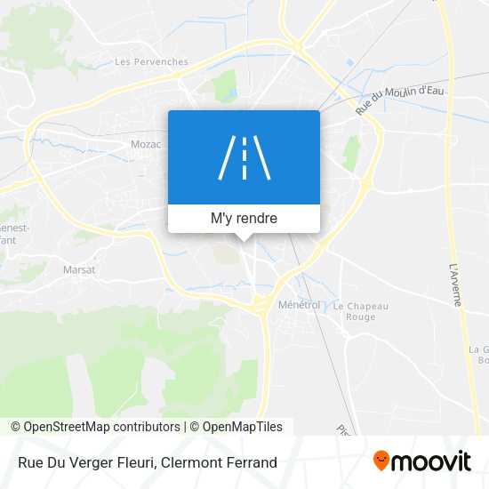 Rue Du Verger Fleuri plan