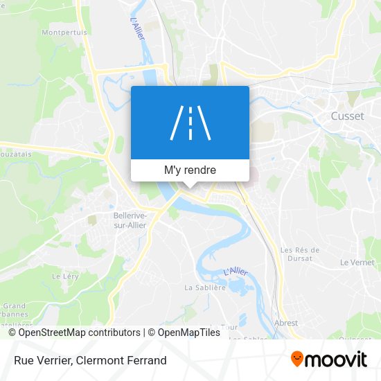 Rue Verrier plan