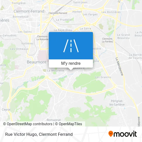 Rue Victor Hugo plan