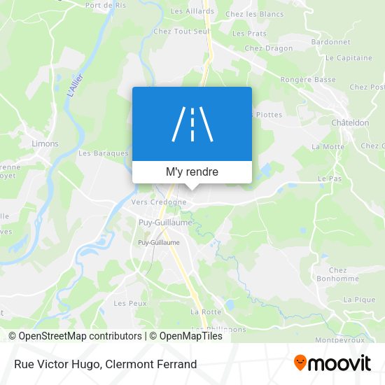 Rue Victor Hugo plan