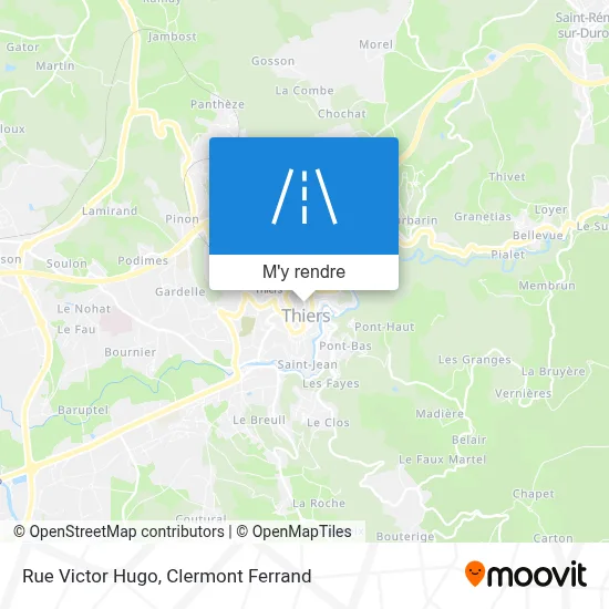 Rue Victor Hugo plan