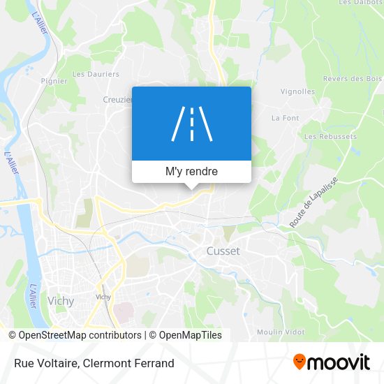 Rue Voltaire plan