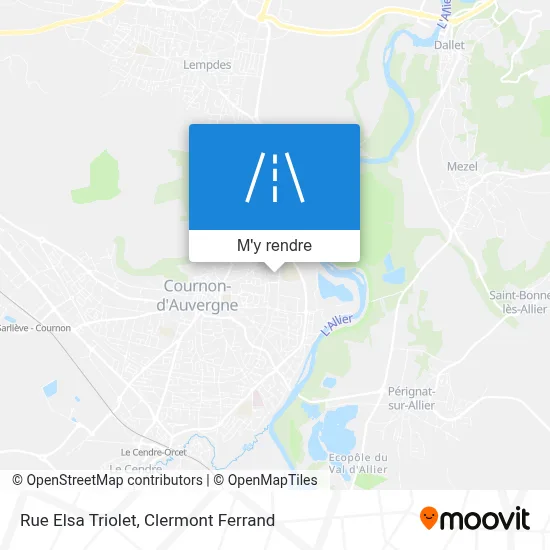 Rue Elsa Triolet plan