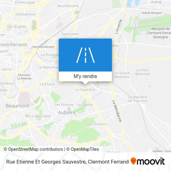 Rue Etienne Et Georges Sauvestre plan