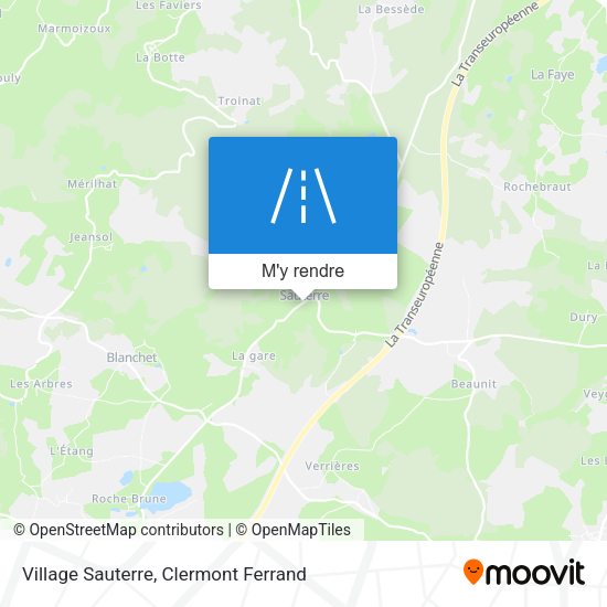 Village Sauterre plan