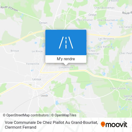Voie Communale De Chez Piallot Au Grand-Bourliat plan