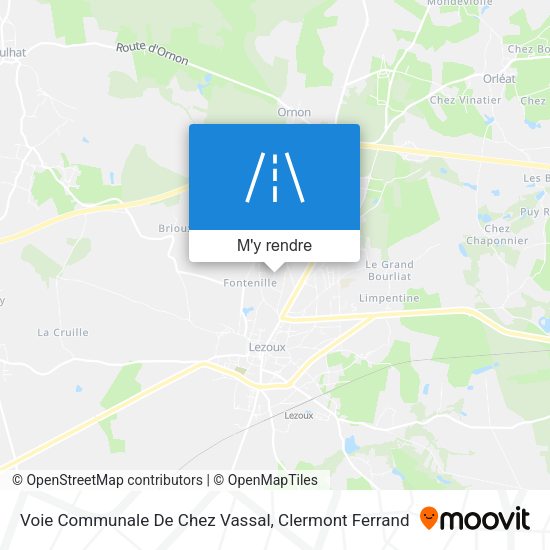 Voie Communale De Chez Vassal plan