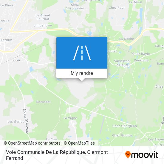 Voie Communale De La République plan