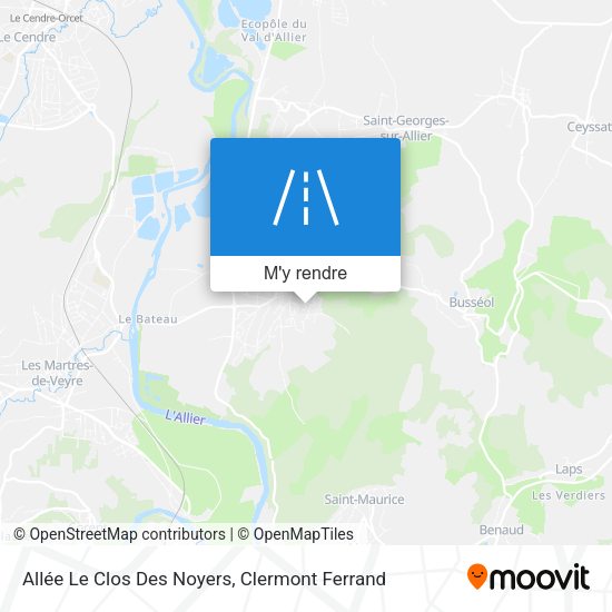 Allée Le Clos Des Noyers plan