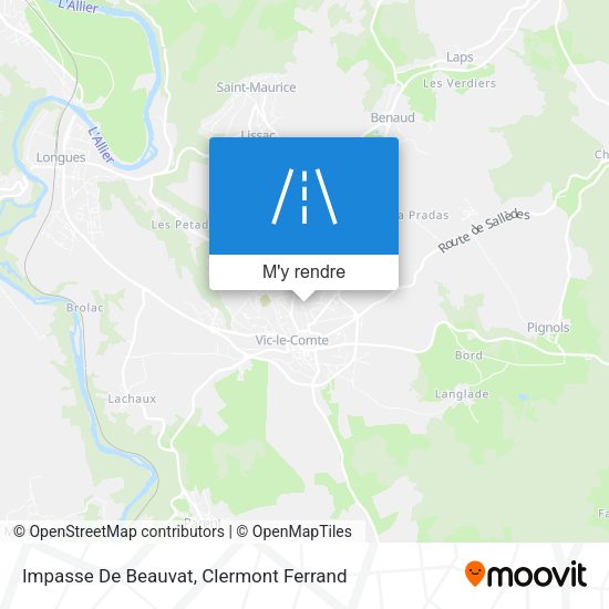 Impasse De Beauvat plan