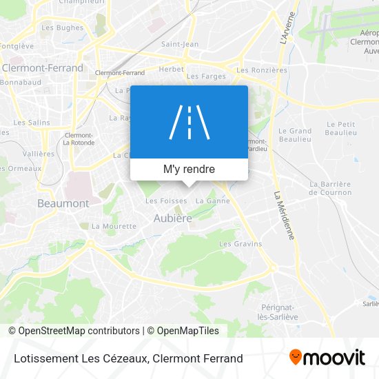 Lotissement Les Cézeaux plan