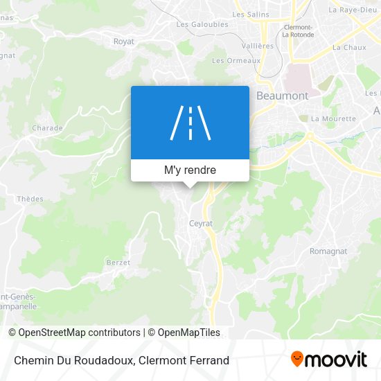 Chemin Du Roudadoux plan