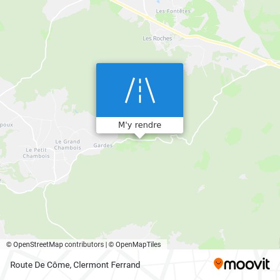 Route De Côme plan