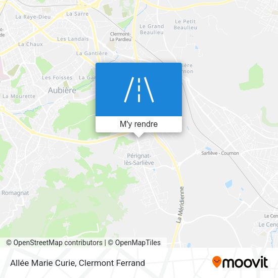 Allée Marie Curie plan