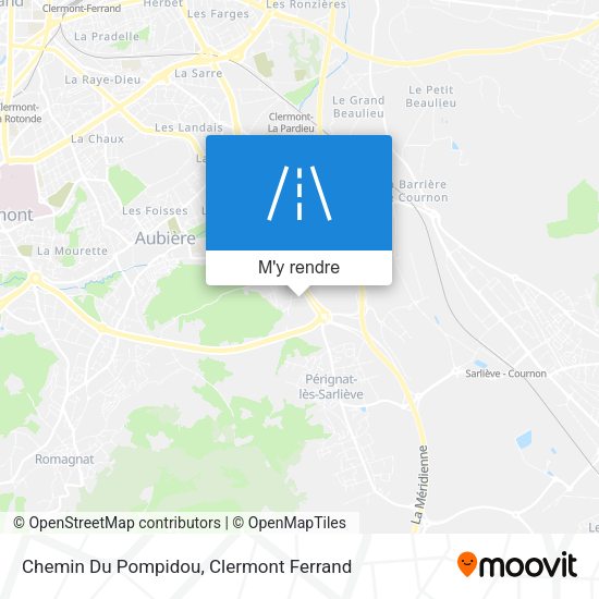 Chemin Du Pompidou plan