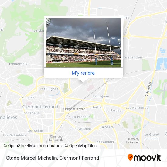 Stade Marcel Michelin plan