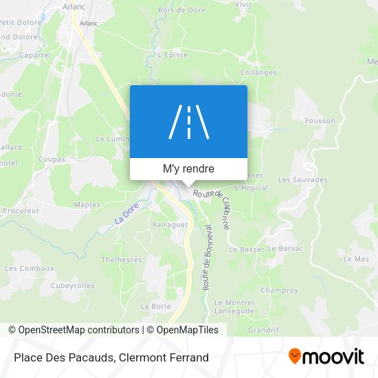 Place Des Pacauds plan