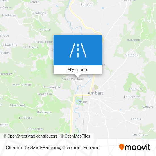 Chemin De Saint-Pardoux plan