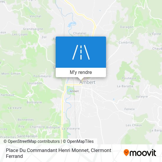 Place Du Commandant Henri Monnet plan