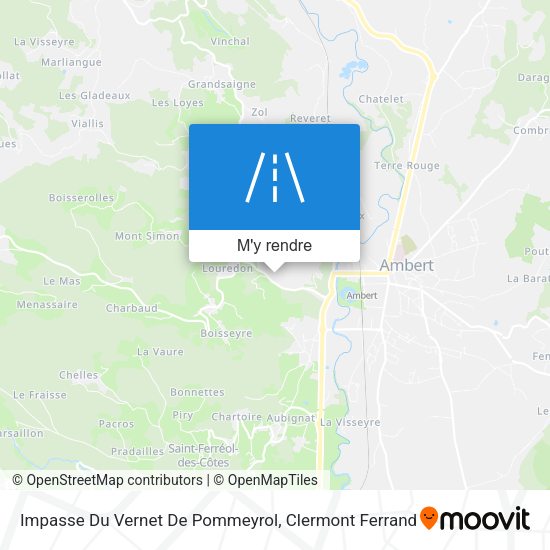 Impasse Du Vernet De Pommeyrol plan